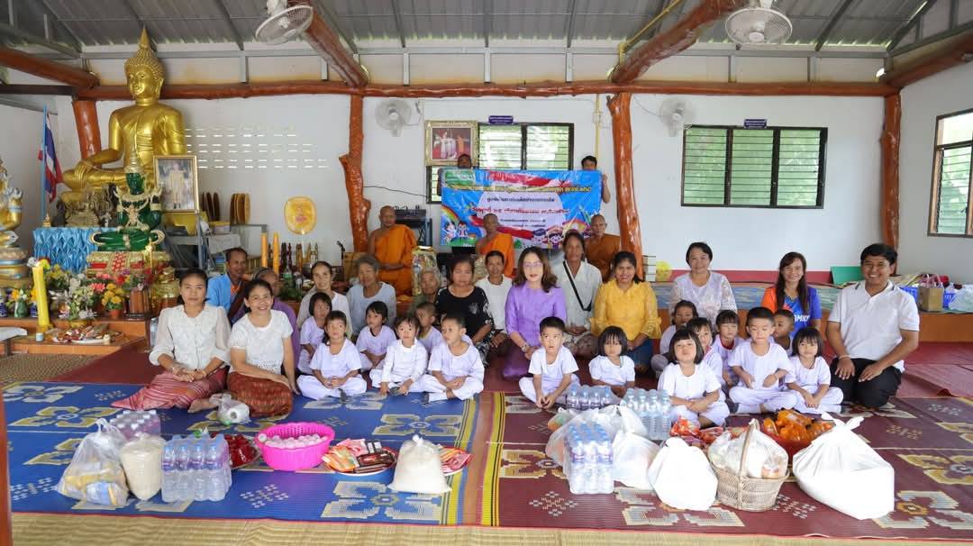 กิจกรรมหนูน้อยทำความดีถวายสังฆทาน ปฏิบัติธรรม เนื่องในวันเข้าพรรษา ประจำปีงบประมาณ พ.ศ. 2567